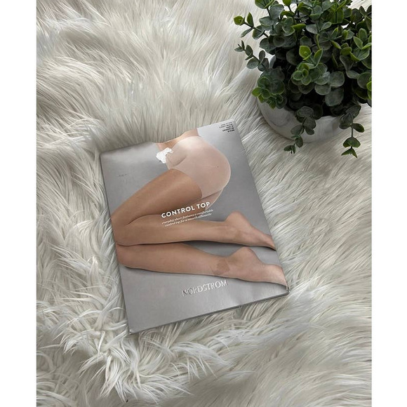 Nordstrom Accessories - Nordstrom Control Top stockings Style 8135B light nude size D